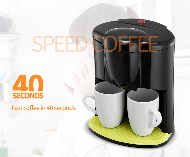 DESUNG Dual Cup Smart Drip Coffee Maker